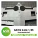 Art Scale Kit A6M2 Zero Wheel bays - FOAM flexibel express fit mask for Border Model - rugalmas, pontos illeszkedésű habmaszk futóműaknákhoz