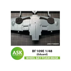   Art Scale Kit Bf 109E FOAM flexibel wheel bay mask for Eduard - rugalmas habmaszk futóműaknához