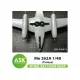 Art Scale Kit Me 262A  FOAM flexibel wheel bay and engine intake mask for Tamiya - rugalmas habmaszk futóműaknához és légbeömlőhöz