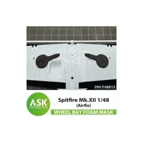   Art Scale Kit Spitfire Mk.XII FOAM flexible wheel bay mask for Airfix - rugalmas habmaszk futóműaknához