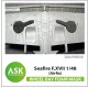 Art Scale Kit Seafire F.XVII FOAM flexibel wheel bay mask for Airfix - rugalmas habmaszk futóműaknához