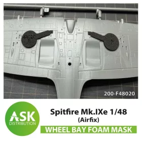   Art Scale Kit Spitfire Mk.IXe  FOAM flexibel wheel bay mask for Airfix - rugalmas habmaszk futóműaknához