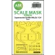 Art Scale Kit Spitfire Mk.IX one-sided express self-adhesive masks for Airfix - pontos illeszkedésű, öntapadó egyoldalas kabinmaszk