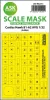 Art Scale Kit Curtiss Hawk 81-A2 AVG surface panels masks for Great Wall Hobby - felületi panelmaszkok
