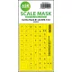 Art Scale Kit Curtiss Hawk 81-A2 AVG surface panels masks for Great Wall Hobby - felületi panelmaszkok