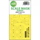 Art Scale Kit USAF F-4E Phantom Viet-Nam war one-sided mask for Academy - egyoldalas kabinmaszk