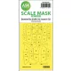 Art Scale Kit Dornier Do 335A-10 two seater one-sided mask for HK Models - egyoldalas kabinmaszk