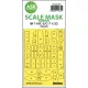 Art Scale Kit Messerschmitt Bf 110C-2/C-7 one-sided express masks for Revell - pontos illeszkedésű egyoldalas kabinmaszk