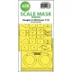 Art Scale Kit A-20G Havoc one-sided express self adhesive mask for HK Models - pontos illeszkedésű, öntapadó egyoldalas kabinmaszk