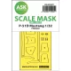 Art Scale Kit P-51D Mustang one-sided fit mask for Tamiya - pontos illeszkedésű egyoldalas kabinmaszk