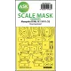 Art Scale Kit Mosquito B Mk.IX/XVI one-sided fit mask for HK Models - pontos illeszkedésű egyoldalas kabinmaszk