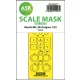 Art Scale Kit Macchi MC.202 Folgore one-sided express fit mask for Italeri - pontos illeszkedésű egyoldalas kabinmaszk