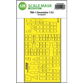   Art Scale Kit TBD-1 Devastator one-sided express fit mask for Trumpeter - pontos illeszkedésű egyoldalas kabinmaszk