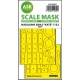 Art Scale Kit B5N2 Kate closed canopy - double-sided express mask for Infinity - zárt kabintetőhöz – pontos illeszkedésű kétoldalas kabinmaszk