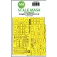 Art Scale Kit A-20J/K Havoc double-sided express mask for HK Models - pontos illeszkedésű kétoldalas kabinmaszk