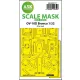 Art Scale Kit OV-10D Bronco one-sided express fit mask for Kitty Hawk - pontos illeszkedésű egyoldalas kabinmaszk
