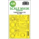 Art Scale Kit 28-B/D Trojan one-sided express fit mask for Kitty Hawk - pontos illeszkedésű egyoldalas kabinmaszk