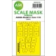 Art Scale Kit A6M2b Model 21 Zero one-sided express fit mask for Tamiya - pontos illeszkedésű egyoldalas kabinmaszk