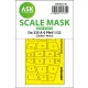 Art Scale Kit Dornier Do 335A-0 Pfeil one-sided mask for Zoukei Mura - egyoldalas kabinmaszk
