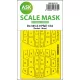 Art Scale Kit Dornier Do 335A-0 Pfeil double-sided mask for Zoukei Mura - kétoldalas kabinmaszk
