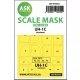 Art Scale Kit UH-1C one-sided painting mask for Academy - egyoldalas kabinmaszk