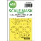 Art Scale Kit Fw 190A-6 one-sided painting mask for Border Model - egyoldalas kabinmaszk