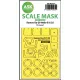 Art Scale Kit Kamov Ka-29 Helix-B one-sided painting mask for Trumpeter - egyoldalas kabinmaszk