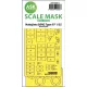Art Scale Kit Nakajima B5N2 Type 97 one-sided express fit painting mask for Border Model - pontos illeszkedésű egyoldalas kabinmaszk