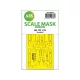 Art Scale Kit AH-1W one-sided express fit painting mask for Academy - pontos illeszkedésű egyoldalas kabinmaszk