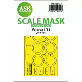   Art Scale Kit Velorex double-sided express fit mask for Art Scale - pontos illeszkedésű kétoldalas kabinmaszk