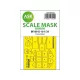 Art Scale Kit Messerschmitt Bf 109G-10 one-sided painting mask for Border Model - egyoldalas kabinmaszk
