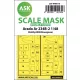 Art Scale Kit Arado Ar 234B-2 double-sided painting mask for Hasegawa / Hobby2000 - kétoldalas kabinmaszk