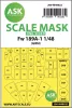 Art Scale Kit Focke Wulf Fw 189 one-sided painting mask for Great Wall Hobby - egyoldalas kabinmaszk