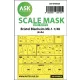 Art Scale Kit Bristol Blenheim Mk.I one-sided painting mask for Airfix - egyoldalas kabinmaszk