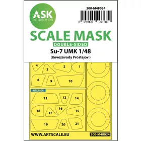   Art Scale Kit Su-7 UMK double-sided painting mask - kétoldalas kabinmaszk