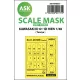 Art Scale Kit Kawasaki Ki-61-ID Hien one-sided painting mask for Tamiya - egyoldalas kabinmaszk