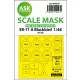 Art Scale Kit SR-71 A Blackbird one-sided mask for Revell - egyoldalas kabinmaszk