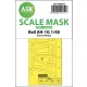 Art Scale Kit Bell AH-1G one-sided express mask for Special Hobby - pontos illeszkedésű egyoldalas kabinmaszk