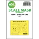 Art Scale Kit AERO L-29 DELFIN one-sided express mask for AMK - pontos illeszkedésű egyoldalas kabinmaszk