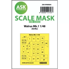   Art Scale Kit Walrus Mk.1 one-sided mask for Airfix - egyoldalas kabinmaszk