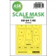 Art Scale Kit AH-64 one-sided mask for Academy - egyoldalas kabinmaszk