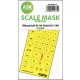Art Scale Kit Mitsubishi Ki-46 Shitei III  one-sided mask for Tamiya - egyoldalas kabinmaszk