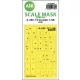 Art Scale Kit A-26C-15 Invader one-sided mask self-adhesive pre-cutted for ICM - öntapadó, előre kivágott egyoldalas kabinmaszk