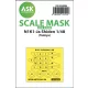 Art Scale Kit N1K1-Ja Shiden one-sided mask self-adhesive pre-cutted for Tamiya - öntapadó, előre kivágott egyoldalas kabinmaszk