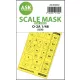 Art Scale Kit O-2A one-sided mask self-adhesive pre-cutted for ICM - öntapadó, előre kivágott egyoldalas kabinmaszk
