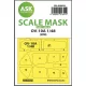 Art Scale Kit OV-10A one-sided mask self-adhesive pre-cutted for ICM - öntapadó, előre kivágott egyoldalas kabinmaszk