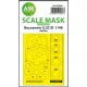 Art Scale Kit Buccaneer S.2C/D one-sided mask self-adhesive, pre-cutted for Airfix - öntapadó, előre kivágott egyoldalas kabinmaszk