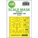 Art Scale Kit J2M3 Raiden – pontos illeszkedésű, öntapadó, előre kivágott egyoldalas kabinmaszk