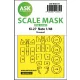 Art Scale Kit Ki-27 Nate one-sided express mask for Hasegawa - pontos illeszkedésű egyoldalas kabinmaszk
