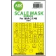 Art Scale Kit Fw 189A-2 one-sided express mask for Great Wall Hobby - pontos illeszkedésű egyoldalas kabinmaszk